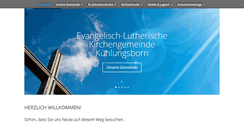 Desktop Screenshot of kirche-kuehlungsborn.de